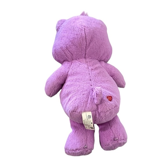 Care Bears Share Bear Plush 13" Stuffed Animal 2012 Purple - Picture 2 of 2